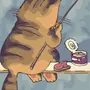 Рисунки смешных котиков
