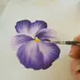 Нарисовать цветы красками легко