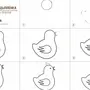 Как Нарисовать Цыпленка Поэтапно