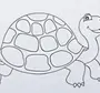 Нарисовать Черепаху Ребенку 1 Класс