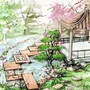 Японский Сад Рисунок