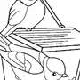 Нарисуй кормушку в которой ты подкармливаешь птиц