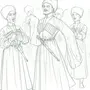 Чеченский Национальный Костюм Рисунок