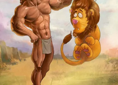 Немейский лев рисунок