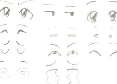 Как нарисовать аниме нос