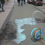 3d рисунки на асфальте