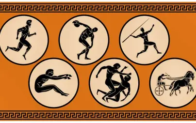 Олимпийские игры в древней греции рисунок