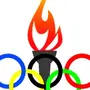 Олимпийский огонь рисунок