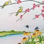Рисунок цветными карандашами весна