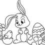 Пасхальный кролик рисунок