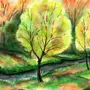 Осень Рисунок Карандашом