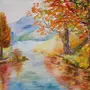 Осенний пейзаж рисунок