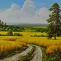 Рисунок Русский Пейзаж