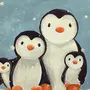 Пингвин рисунок