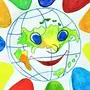 Планета глазами детей рисунки
