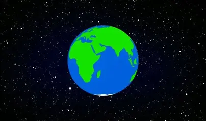 Земля из космоса рисунок