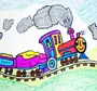 Поезд Рисунок Для Детей