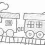 Поезд Рисунок Для Детей
