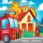 Пожарная Машина Рисунок Для Срисовки