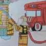 Пожарный Рисунок Для Детей