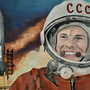 Рисунок Гагарина В Космосе