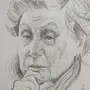 Лицо бабушки рисунок