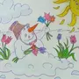 Как нарисовать зиму и весну