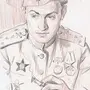 Портрет солдата рисунок