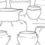 Глиняная посуда рисунок
