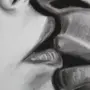 Рисунок поцелуя губы