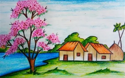 Рисунок весна 5 класс