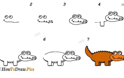 Психологический тест нарисовать крокодила
