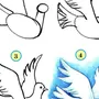 Птичка На Ветке Рисунок Для Детей