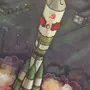 Военная ракета рисунок