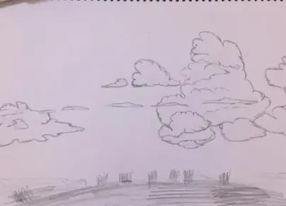 Облако нарисовать легко