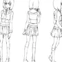 Как нарисовать девушку в полный рост аниме