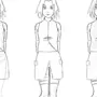 Как нарисовать девушку в полный рост аниме