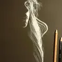 Рисунки белым карандашом