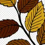 Ветка с листьями рисунок