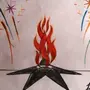 Вечный огонь рисунок карандашом для детей