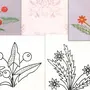 Рисунки для вышивки гладью цветы распечатать