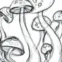 Рисунки для срисовки грибы