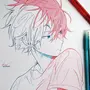 Рисунки для срисовки маркерами аниме