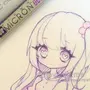 Рисунки для срисовки маркерами аниме
