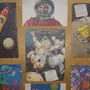 Рисунки и поделки ко дню космонавтики