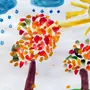 Рисунки красками для детей 3 4