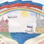 Крым и россия мы вместе рисунки