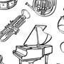 Рисунки Музыкальных Инструментов Для Детей