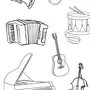 Рисунки Музыкальных Инструментов Для Детей