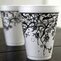 Рисунки на стаканчиках для кофе